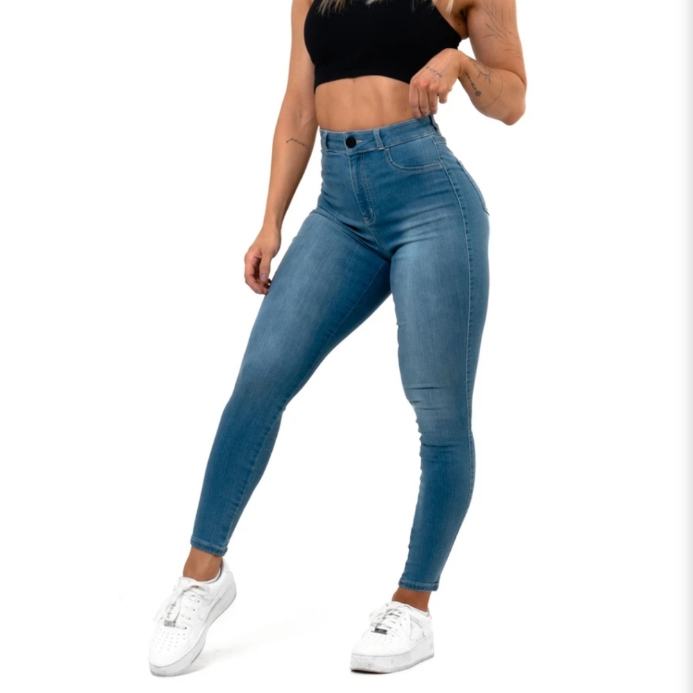 FITJEANS Contour High Waist Arctic Light Blue XS